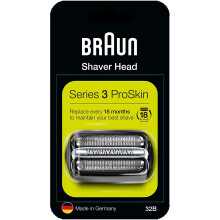 Braun Series 3 32B Testina di ricambio per rasoio elettrico - Nero - COM32B