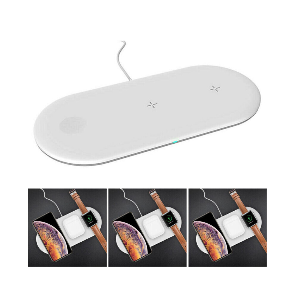 3In1 Wireless Charger Charging Dock Station For Apple Airpods /Watch/Iphone 683546301697