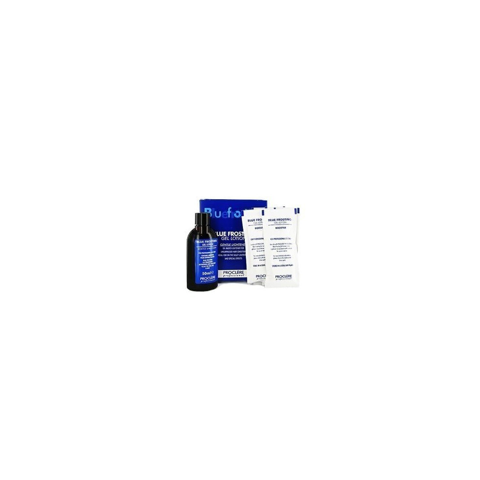 Proclere Blue Frosting Gel Lotion 1 x 50ml & 4 Blue Frosting Sachets - Image 4