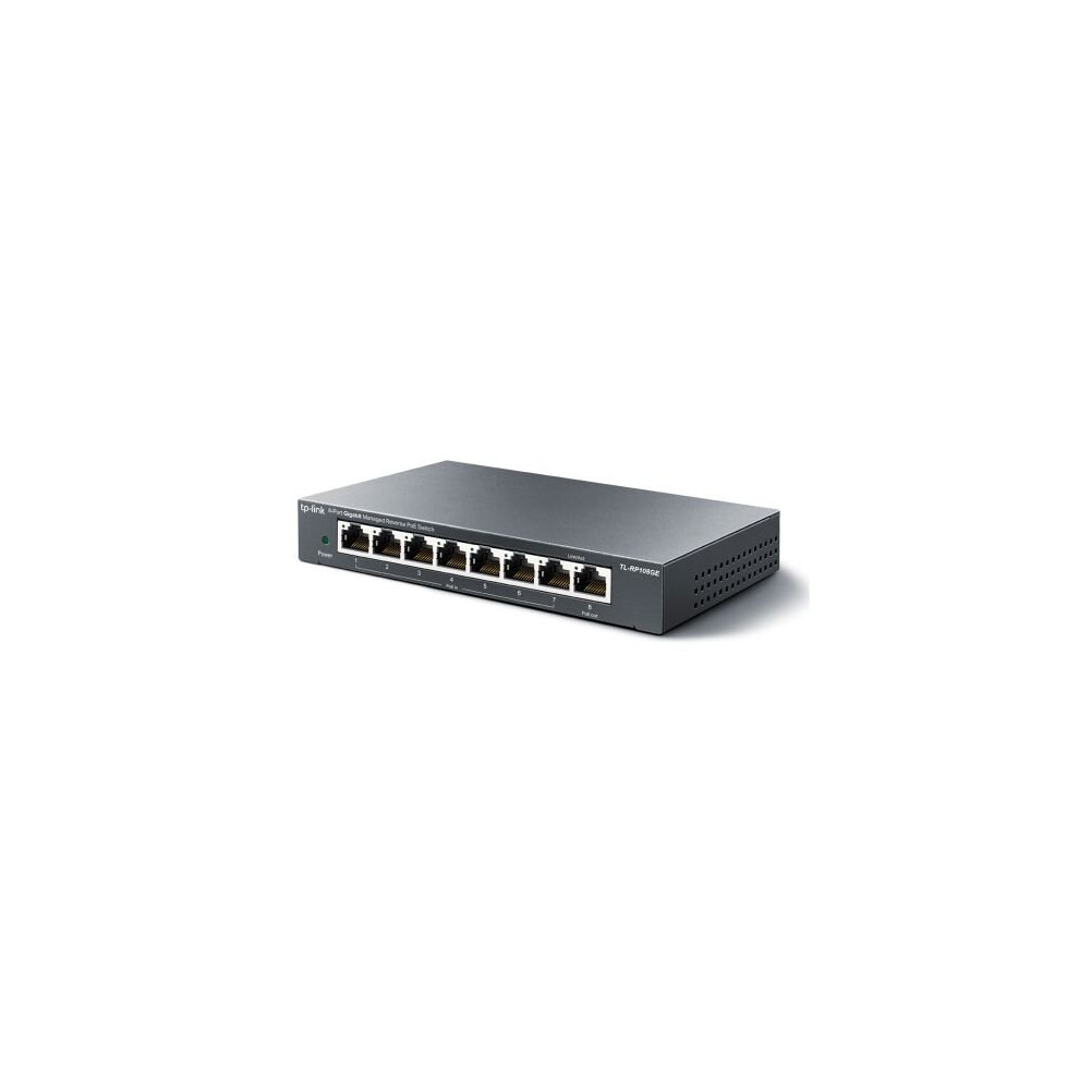 Tp-Link Tl-Rp108ge 8-Port Gigabit Managed Reverse Poe Switch 7 Poe Input & Tl-Rp108ge