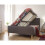 (3FT Single 90cm) Ashbourne Grey Fabric Side Lift Ottoman Bed 1