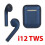 I12 TWS Dark Blue Wireless Earbuds Bluetooth 5.0 4