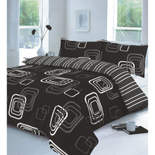 (Blake Black, Super King ) Duvet Cover Set Blake with Pillow Case All Size