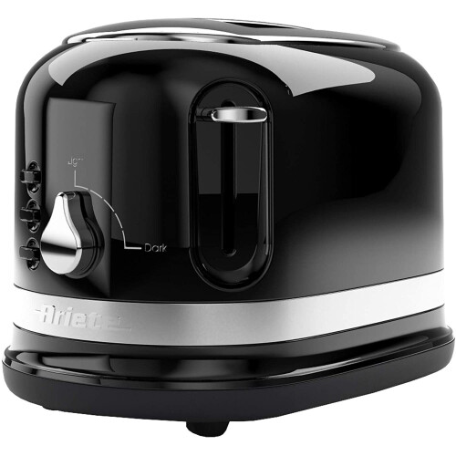 Ariete Ariete 0149B Moderna 2 Slice Toaster, Defrost, Heating & Cooking Function, Black 1