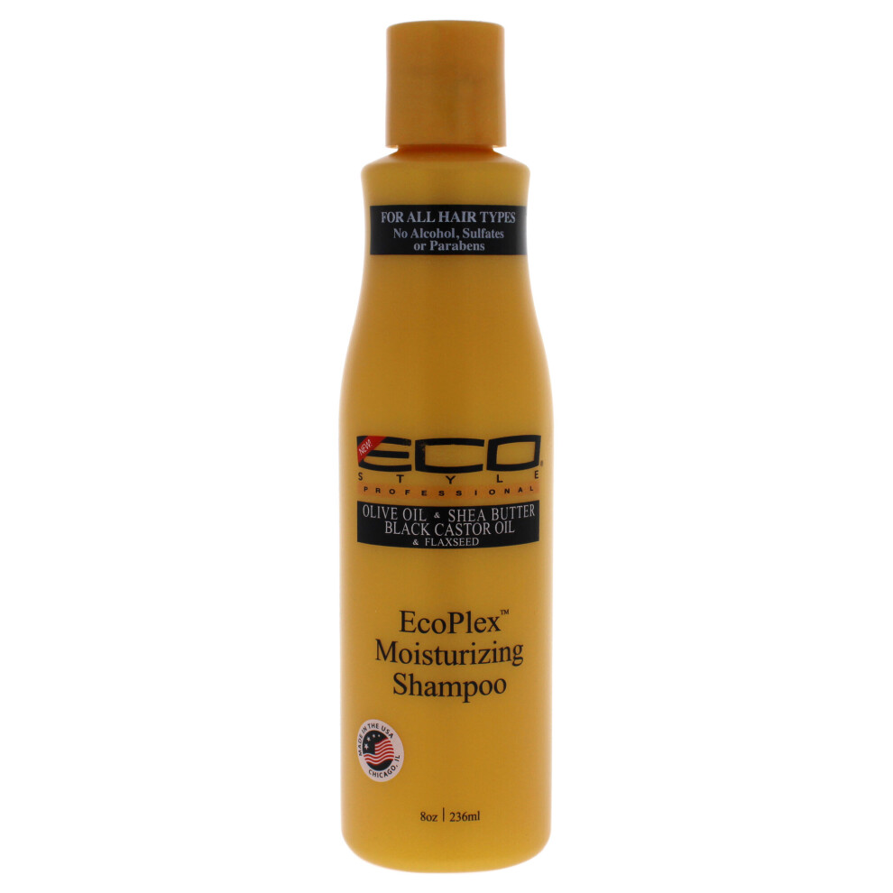 Ecoco Black Eco Style Ecoplex Moisturising Shampoo - 8 Oz Shampoo