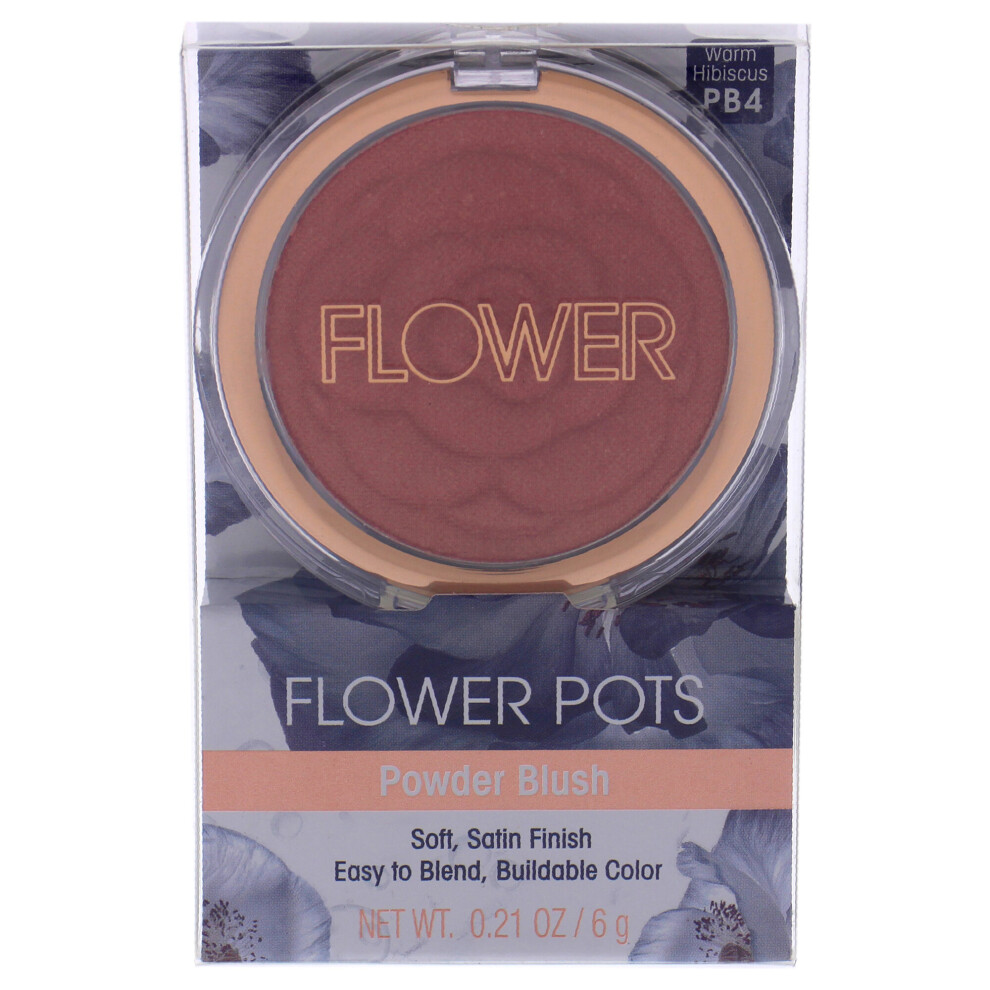 Flower Beauty Flower Pots Powder Blush - Warm Hibiscus - 0.21 oz Blush