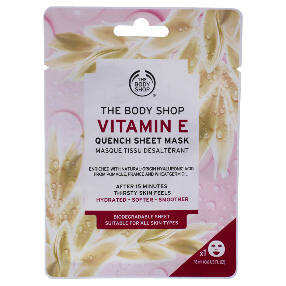 The Body Shop Vitamin E Quench Sheet Mask - 0.6 oz Mask