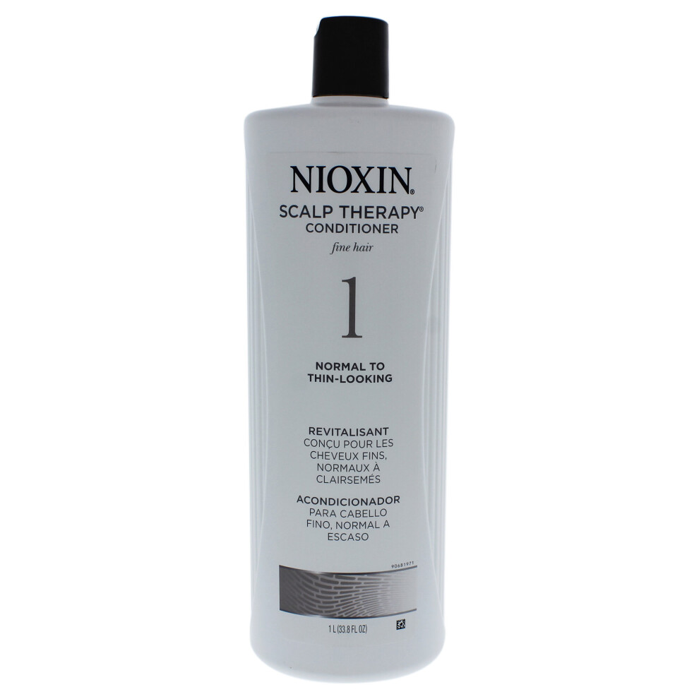 Nioxin System 1 Scalp Therapy For Fine Natural Normal - Thin Looking Hair - 33.8 oz Scalp Therapy