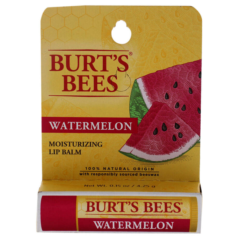 Burt's Bees Watermelon Moisturizer Lip Balm Blister - 0.15 Oz Lip Balm