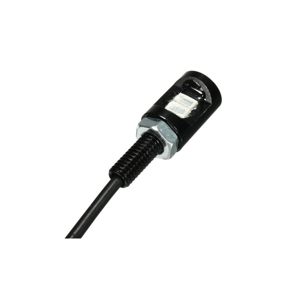 10Pcs Dc 12V Led License Plate Screw Bolt Eagle Eye Lamp For Motorcycle Car Light/Yellow 4191026599107