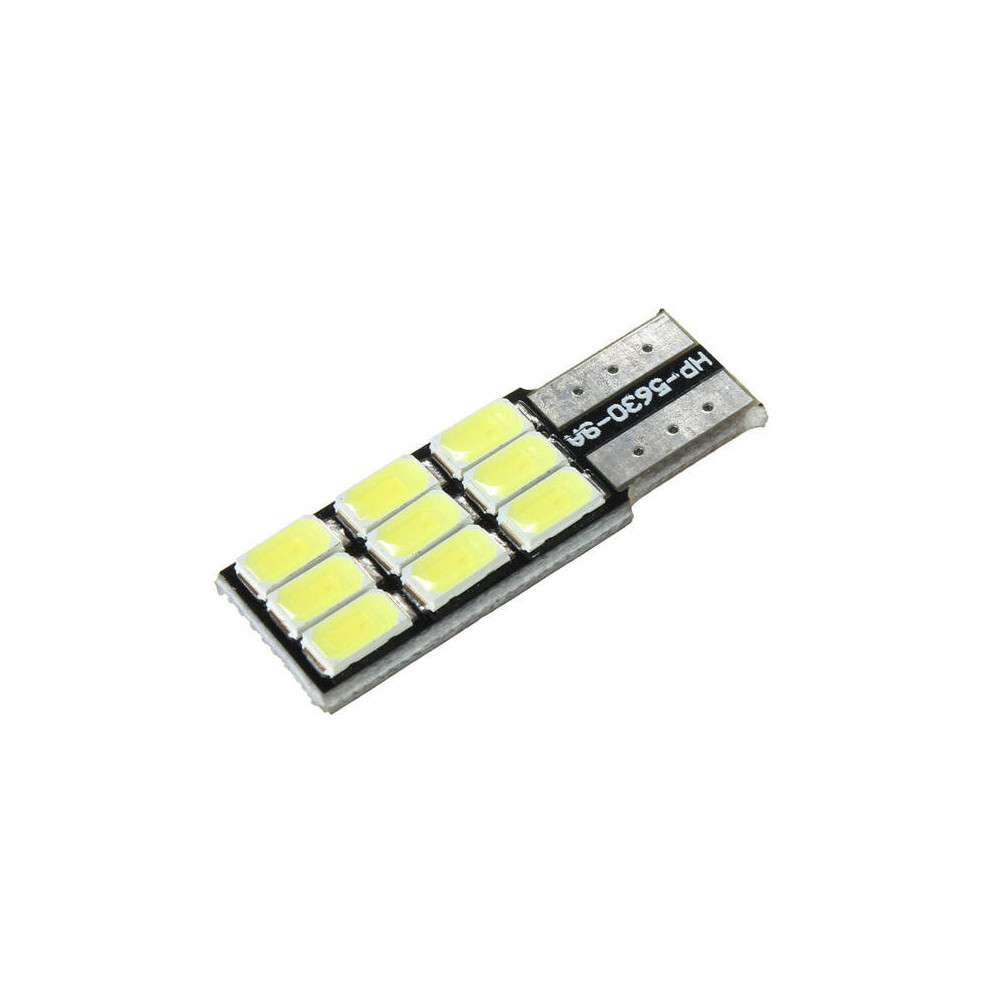 5Pcs T10 5630 9Smd Led Car Canbus Error Free Replacement Bulb White/Light 4191026599732