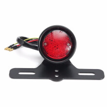 Motorcycle License Plate Tail Light 12V 30W with Bracket For Harley Chopper