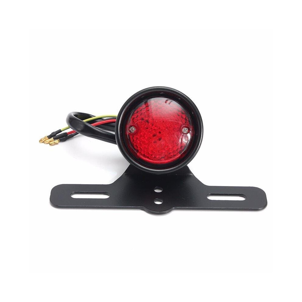 Motorcycle License Plate Tail 12V 30W With Bracket For Harley Chopper Light 5202984937722