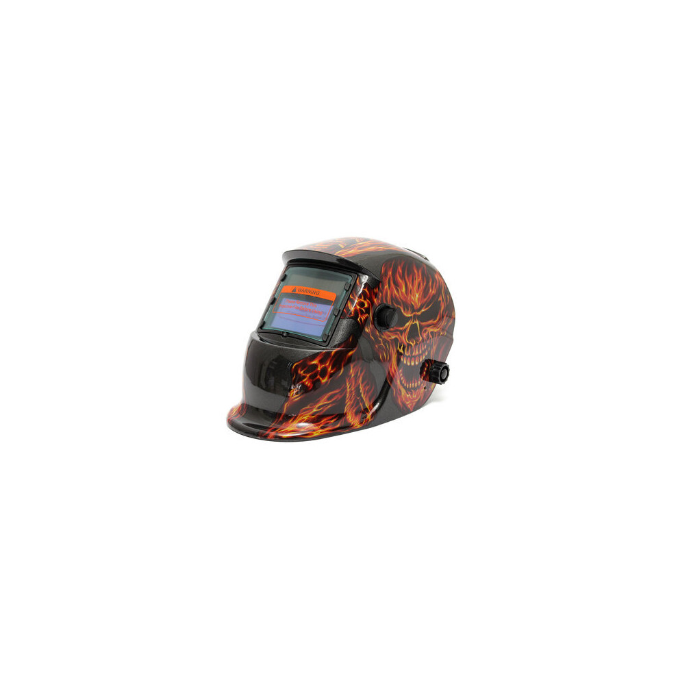 Skull Fire Solar Auto Darkening Welding Grinding Helmet Welder Arc Tig Mig Mask 869692699660