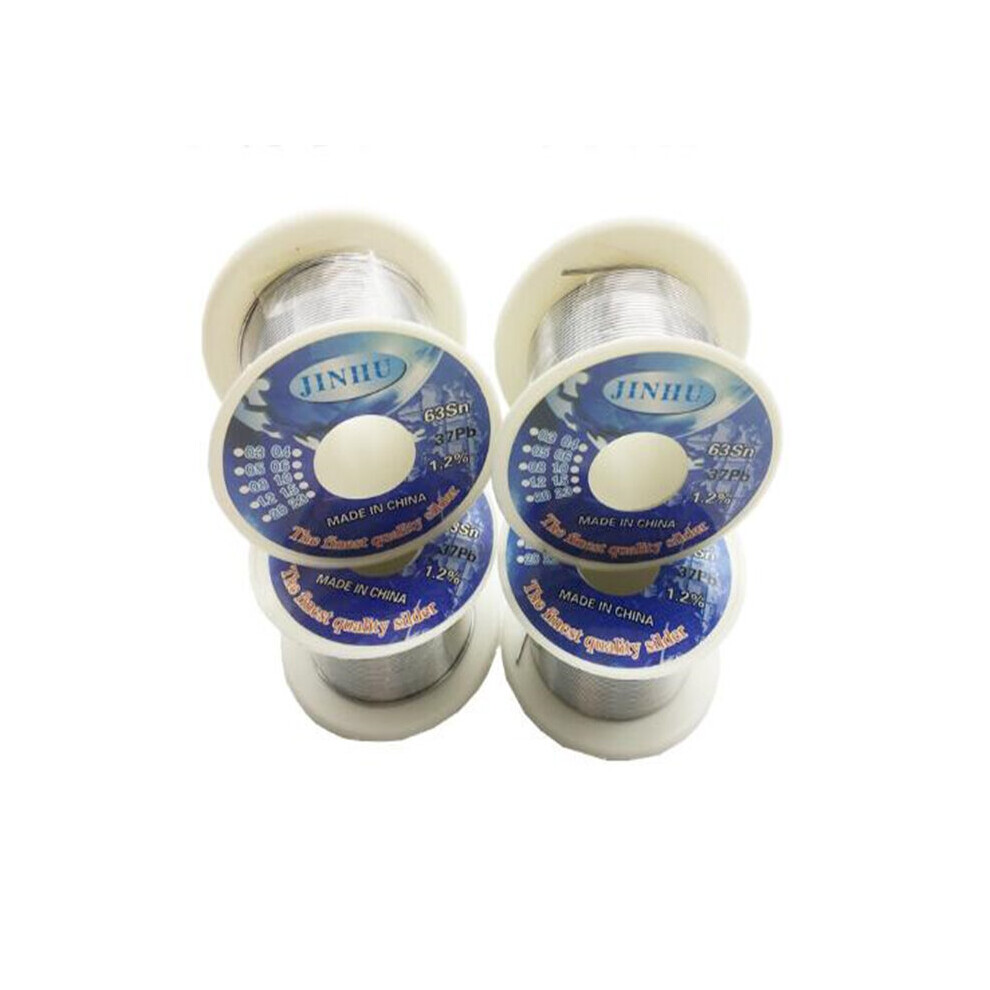 4 Pcs 0.6Mm Tin Solder Soldering Welding Iron Wire Lead Rosin Core Flux Reel 840079351111