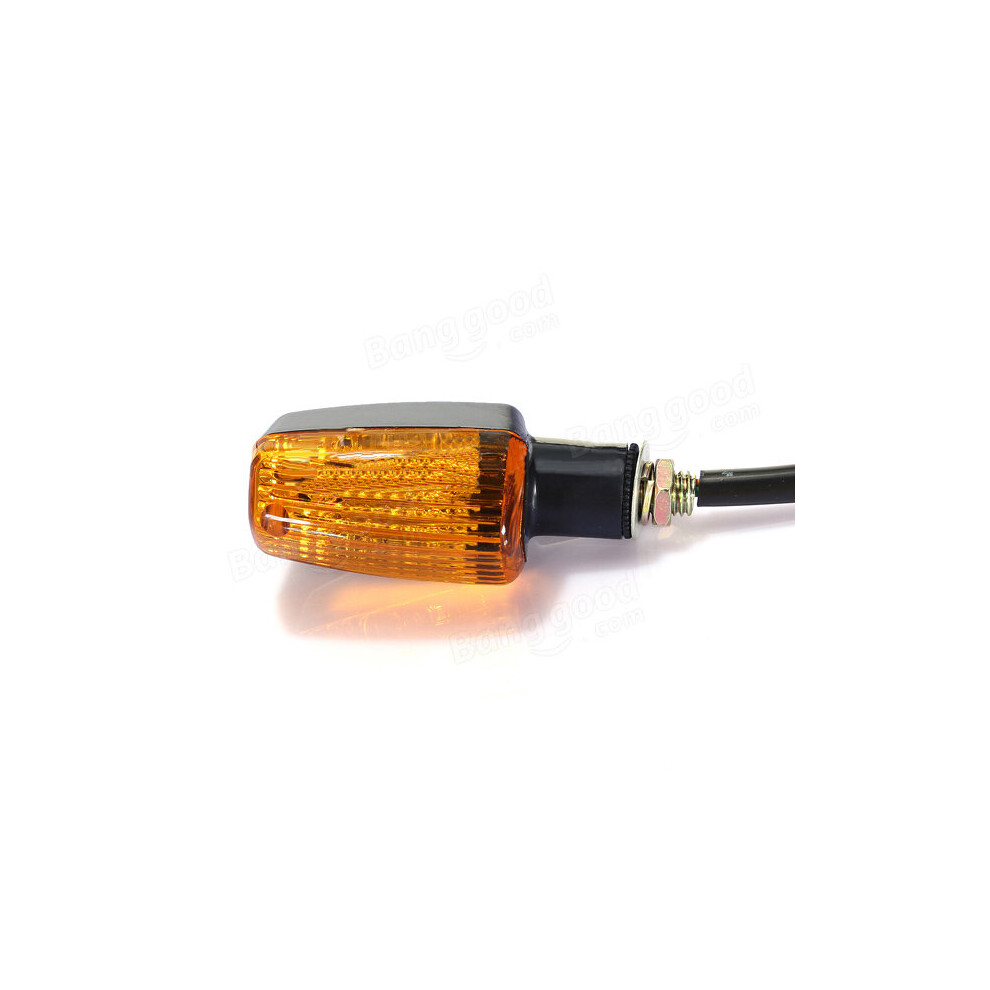 2Pcs Motorcycle Plastic Turn Signals Indicators Turning Lights 840079311658