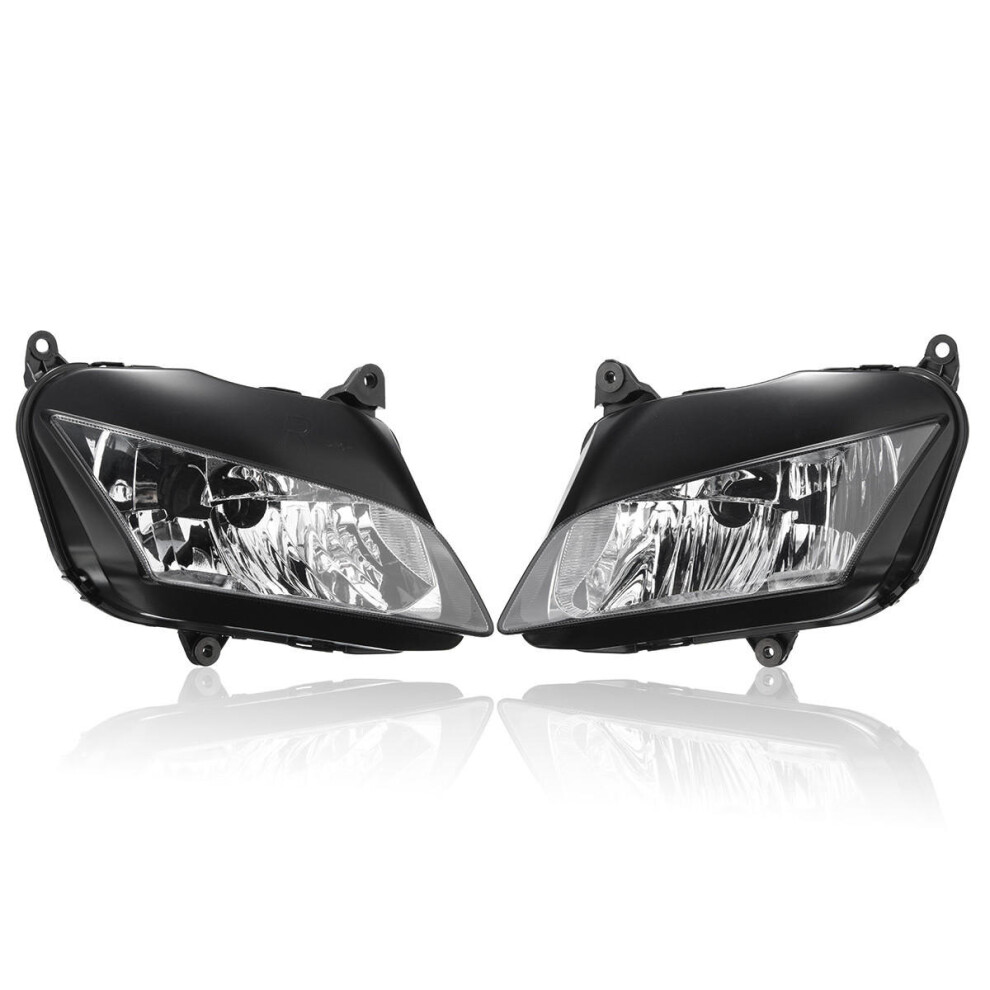 Front Headlight Headlamp Lens Assembly For Honda Cbr600rr 2007-2011 Black 4191026596069