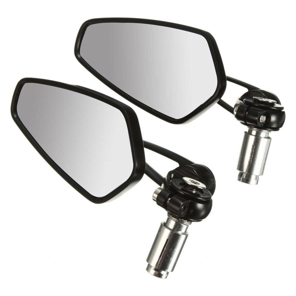 7/8Inch 22Mm Handlebar End Side Rear View Mirrors Motorcycle Universal Aluminum 5202984944171