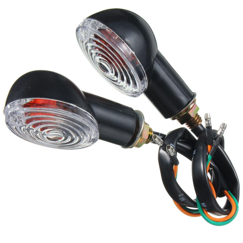 4Pcs Turn Signal Indicators Motorcycle Blinker Light/Amber 4191026598650