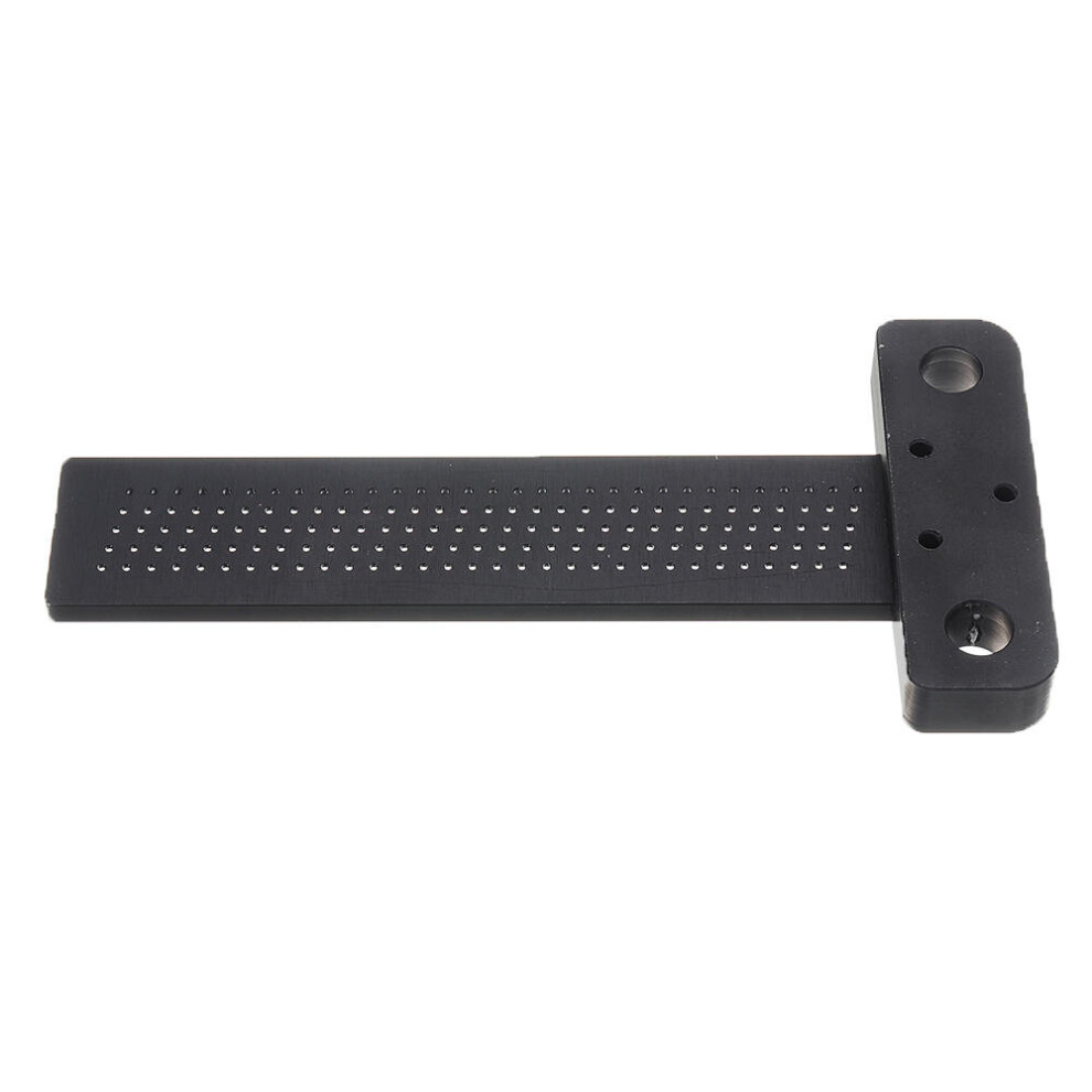 Aluminium Alloy Positioning Measuring Ruler Metric T Ruler Woodworking Precision Crossed Marking Scriber 840079088383
