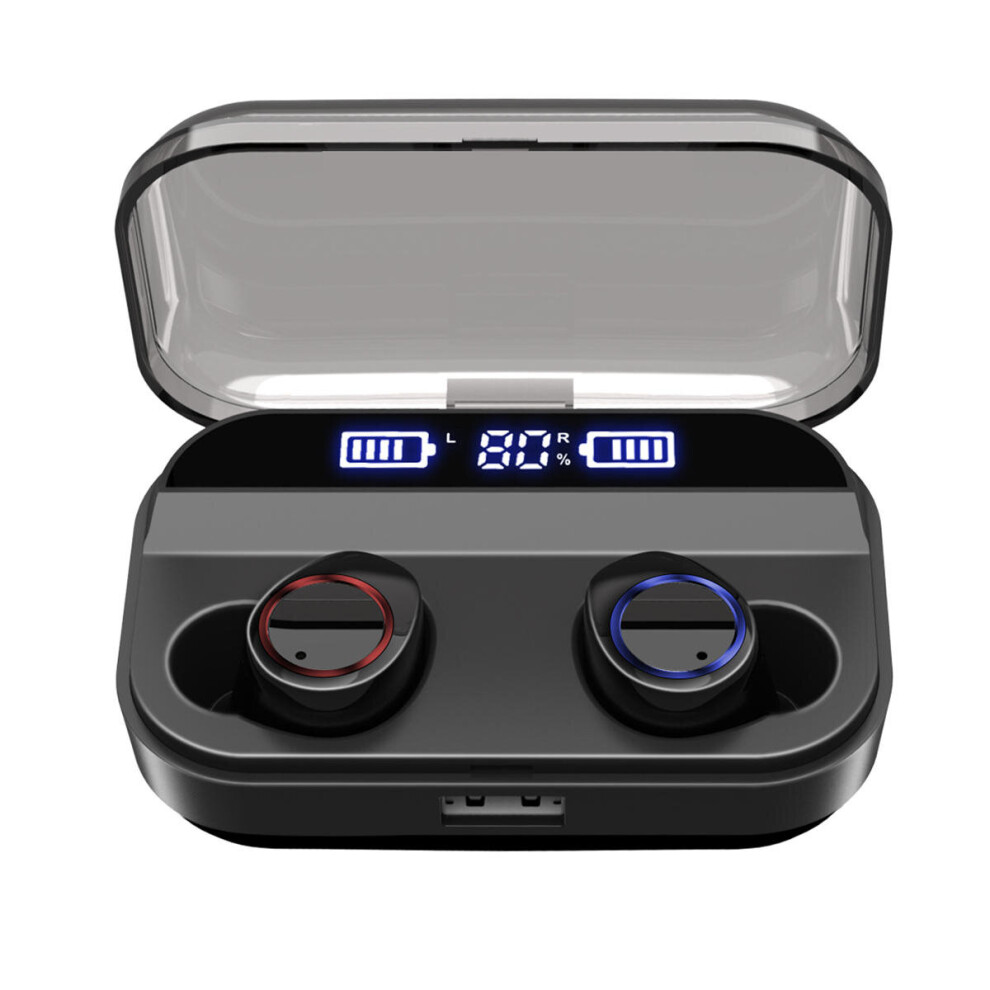 X11 Tws Wireless Bluetooth 5.0 Earphone Hifi Dual Digital Display Ipx7 Waterproof Headphone With Mic 6441594710298