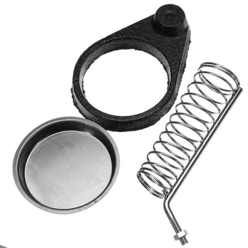 2Pcs Soldering Iron Stand Holder Metal Weighted Base 2