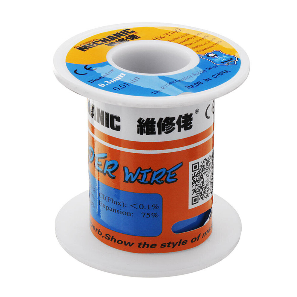 150G Tin Lead Rosin Core 0.3Mm Flux Reel Welding Line Solder Wire Low Melting Point 8651959789823