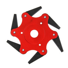 6 Tooth Grass Metal Blades Trimmer Brush Cutter Head Steel Garden Tools for Strimmer Lawnmower