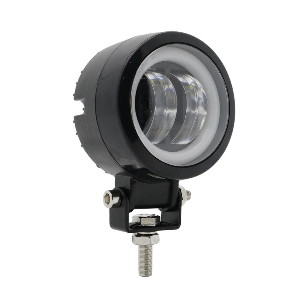 6500K 20W Round Led Work With Angel Eyes S Spot Fog For Car Boat Motorcycle Light 840079087034