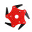 6 Tooth Grass Metal Blades Trimmer Brush Cutter Head Steel Garden Tools for Strimmer Lawnmower 2
