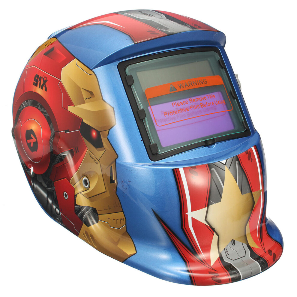 Solar Auto Darkening Welding Helmet Mask Tig Mask Grinding Welding Mask 840079349057
