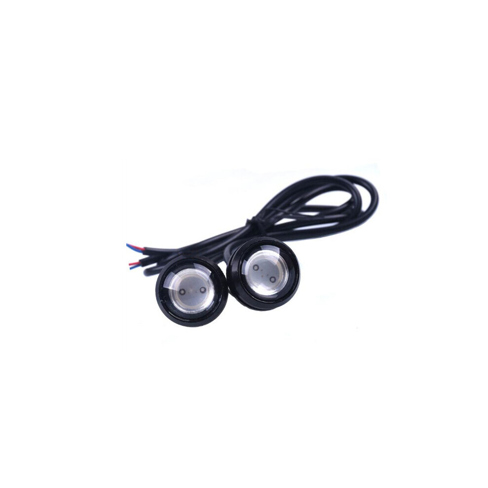 4Pcs Dc12v Led Car Eagle Eyes Daytime Running Lights Backup Lamp Bulb 869692693682