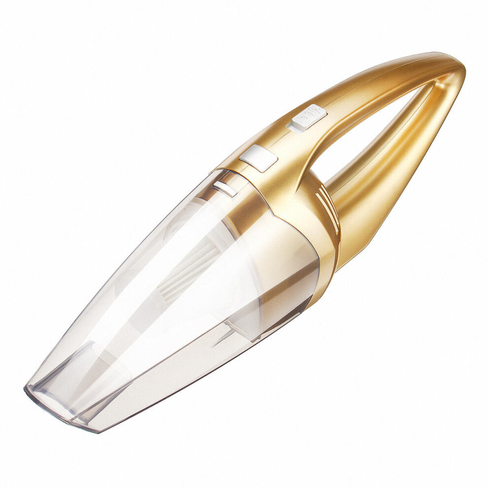 Cordless Car Van Vacuum Cleaner - 12V Handheld Vac Wet & Dry Bagless Color Gold 5202984934455
