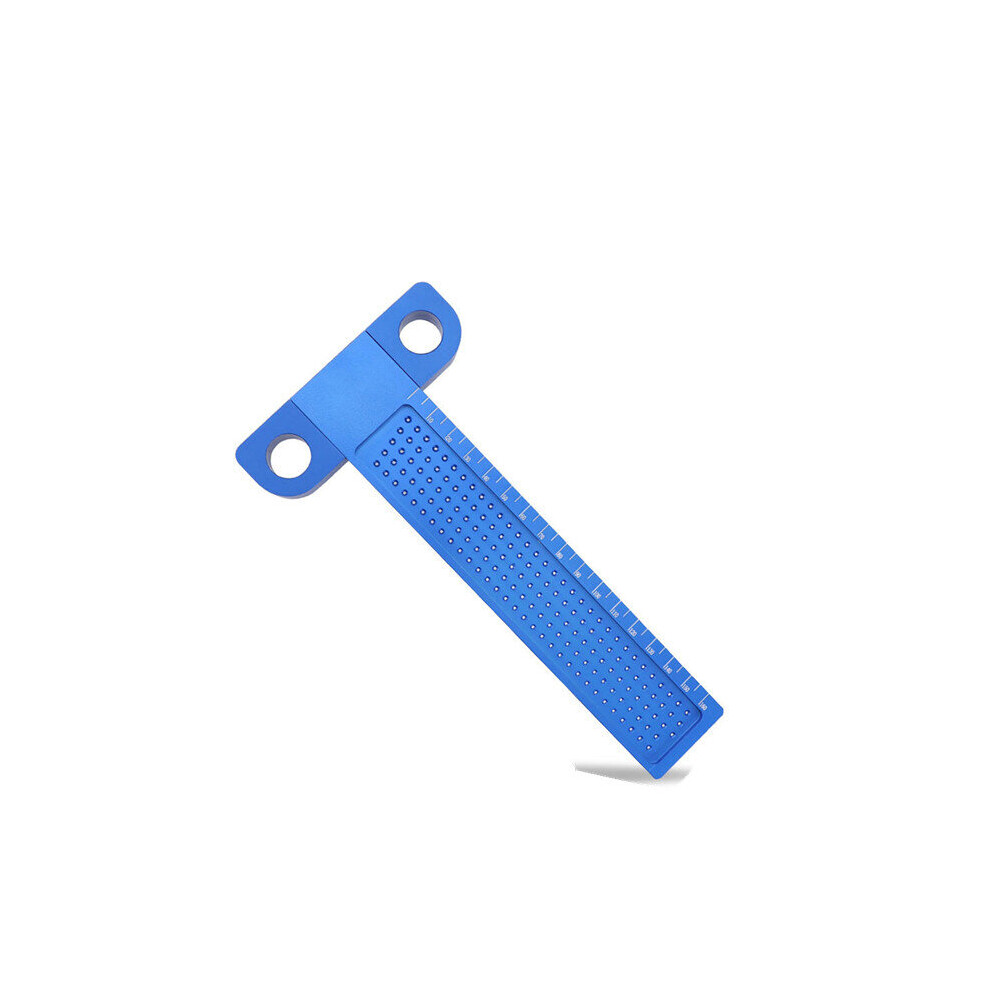 Aluminum Alloy Woodworking T 160Mm Hole Positioning Measuring Ruler Crossed Marking Gauge Metric Scriber Tools For Carpenter 840079347855