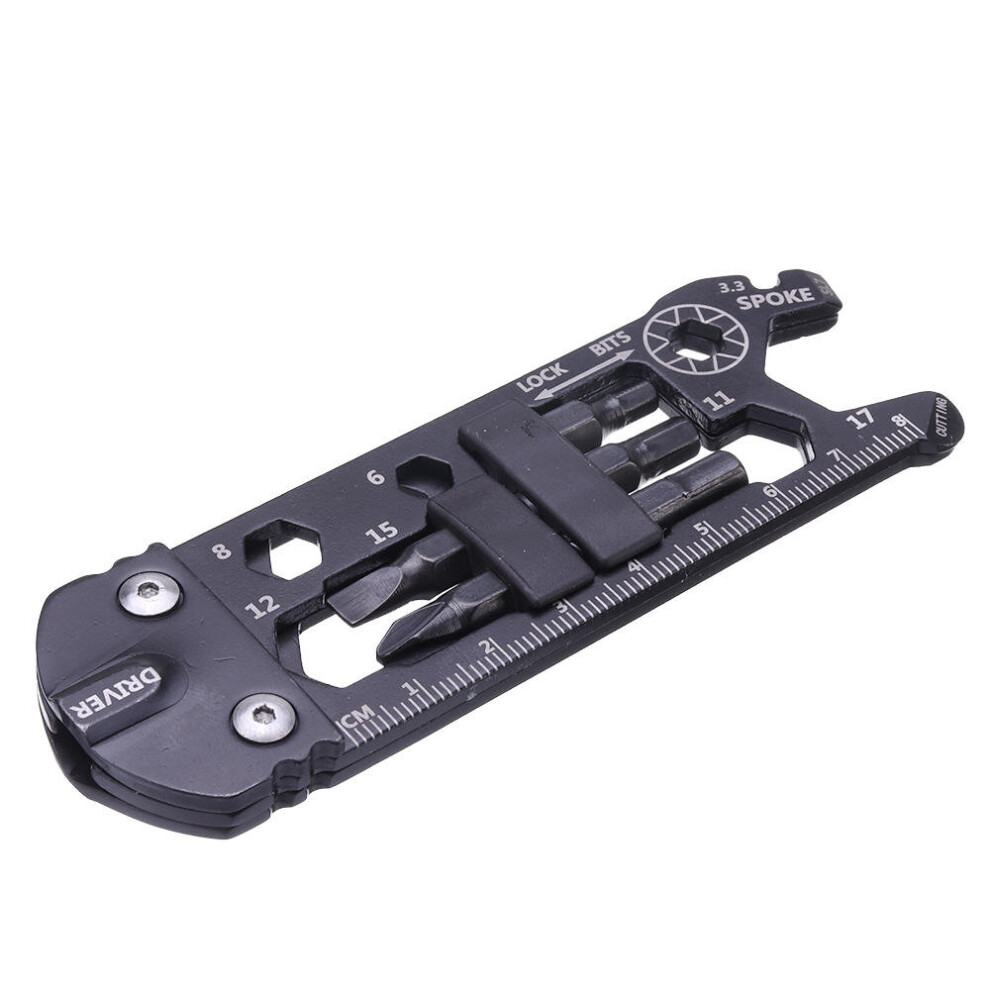 Multifunctional Tools Outdoor Edc Tools Screwdriver Slotted Phillips Hex Wrench Spanner Scale 840079078896
