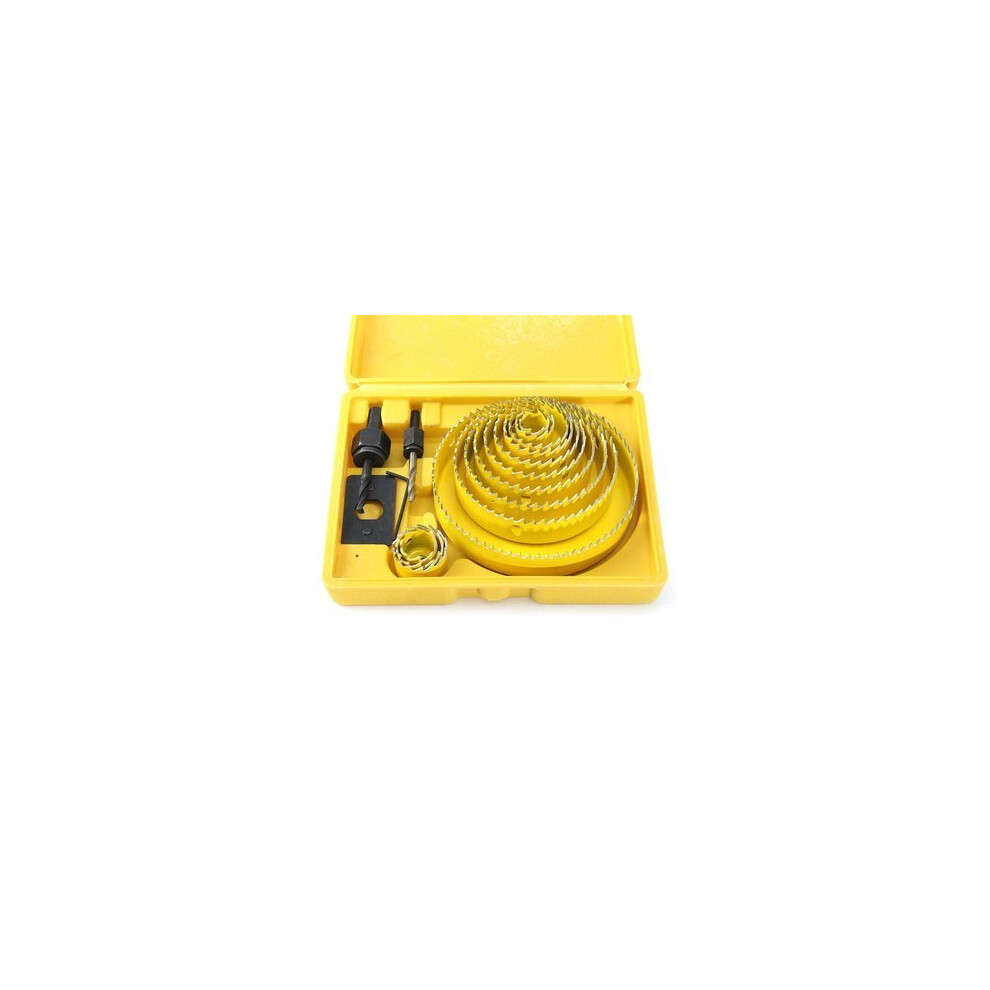 13Pcs 19Mm-127Mm Hole Saw Cutter Set Woodworking Drill Bit Hole Saw Cutting Tool 840079081179