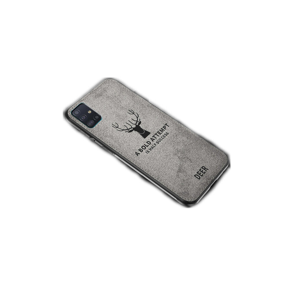 2 Pcs Deer Classic Canvas Cloth Shockproof Tpu Protective Case For Samsung Galaxy S20 Ultra 6441594702897