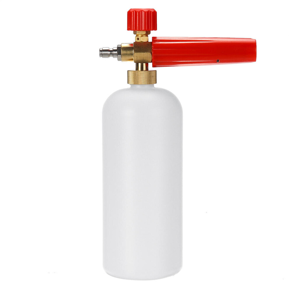 280X163x85mm 1L High Pressure Cleaner Soap Snow Foam Lance Foamer Sprayer Car Washer For Car Wash Color Red 840079082572