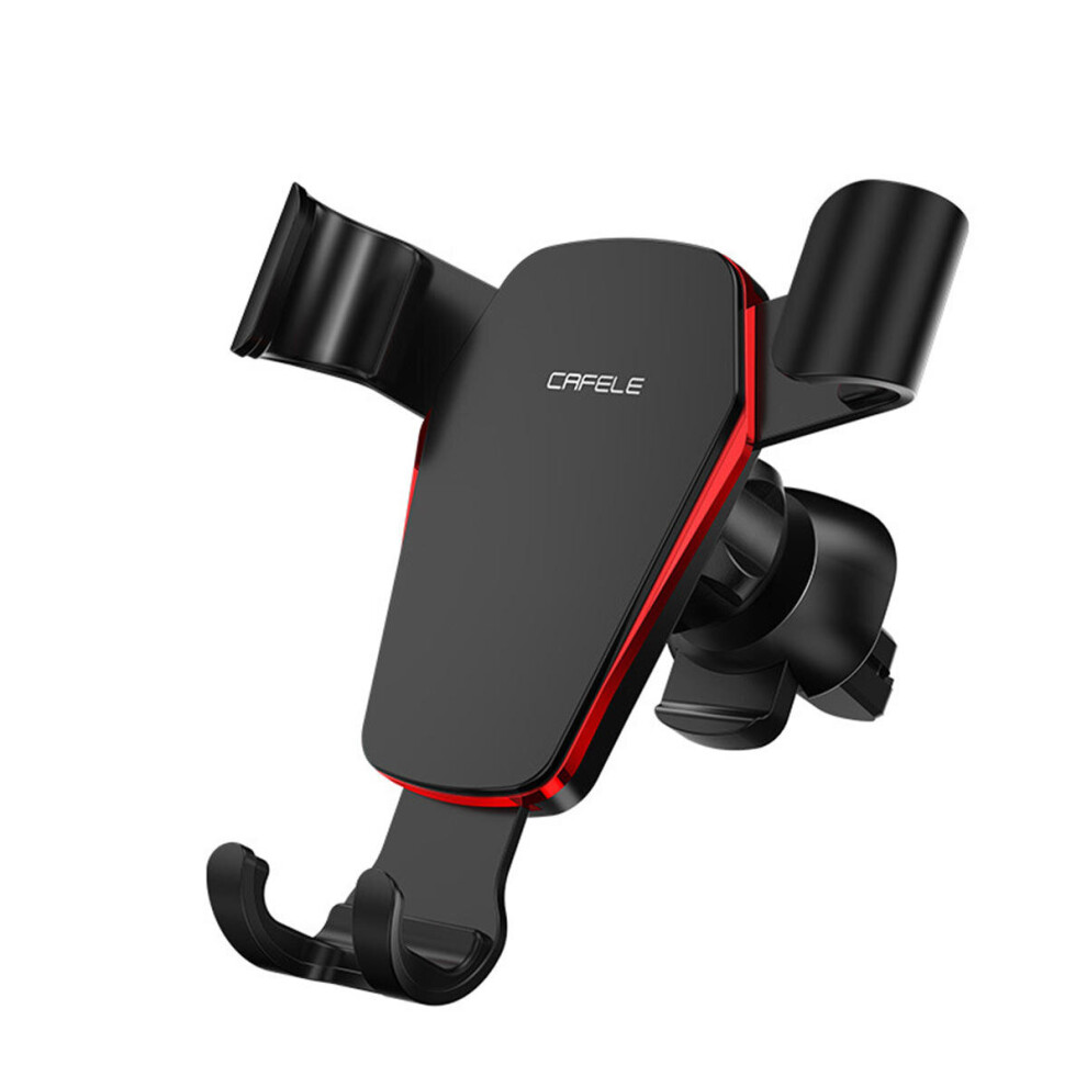 Metal Gravity One-Handed Operation Air Vent Car Mount Car Phone Holder 360 Degree Rotation For 4.7-6.5 Inch Smart Phone 4191026534962