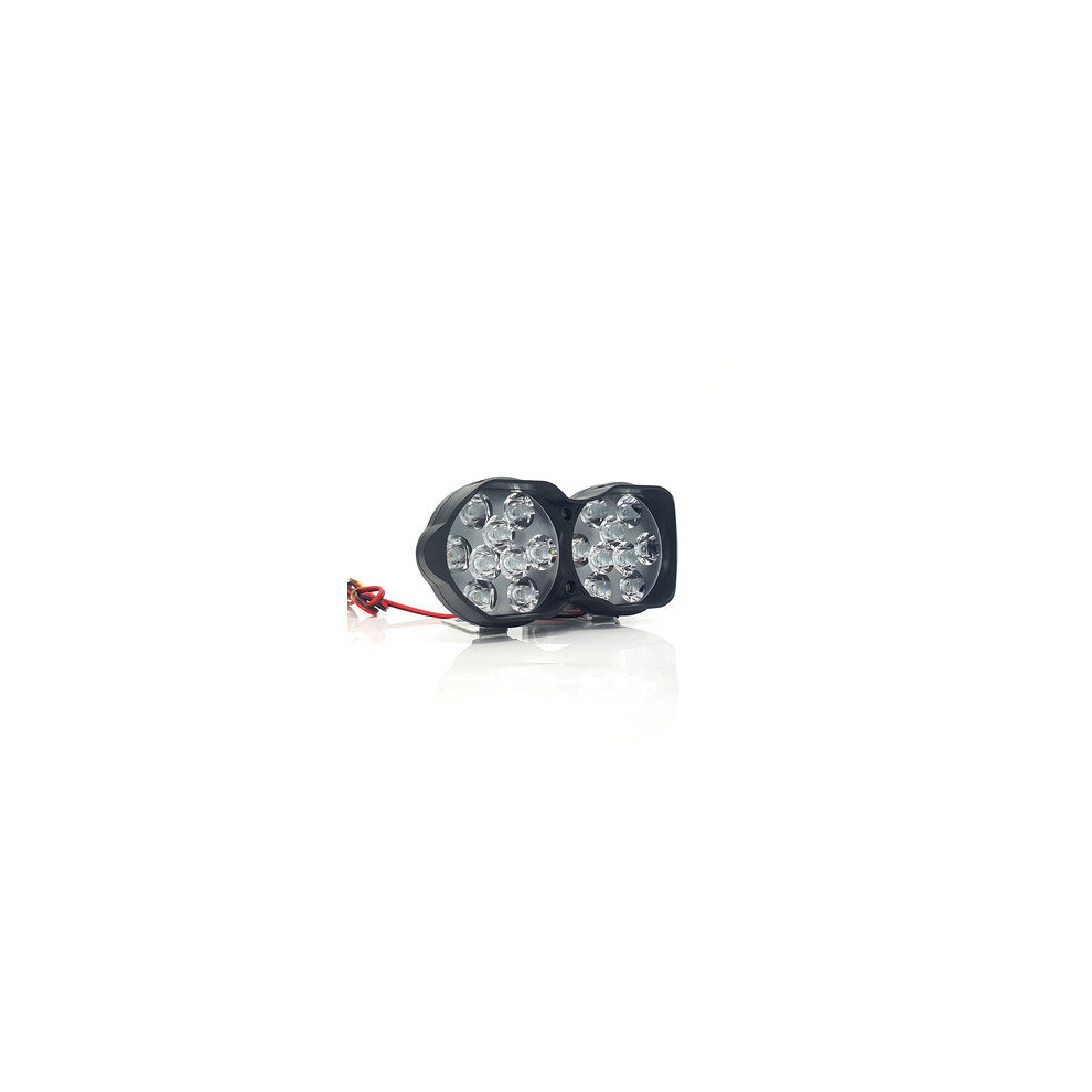 Motorcycle Led Headlights Scooter Fog Spotlight Drive Working White 5202984960638