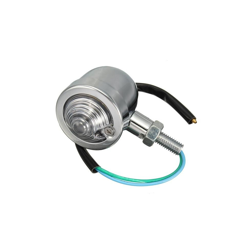 2 Pcs 12V Motorcycle Bullet Turn Signal Indicator Lights Universal Amber 4191026599305