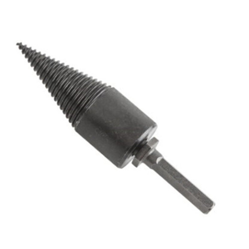 Square Handle Firewood Splitting Drill Bit Wood Cone Drilling Tools Kit