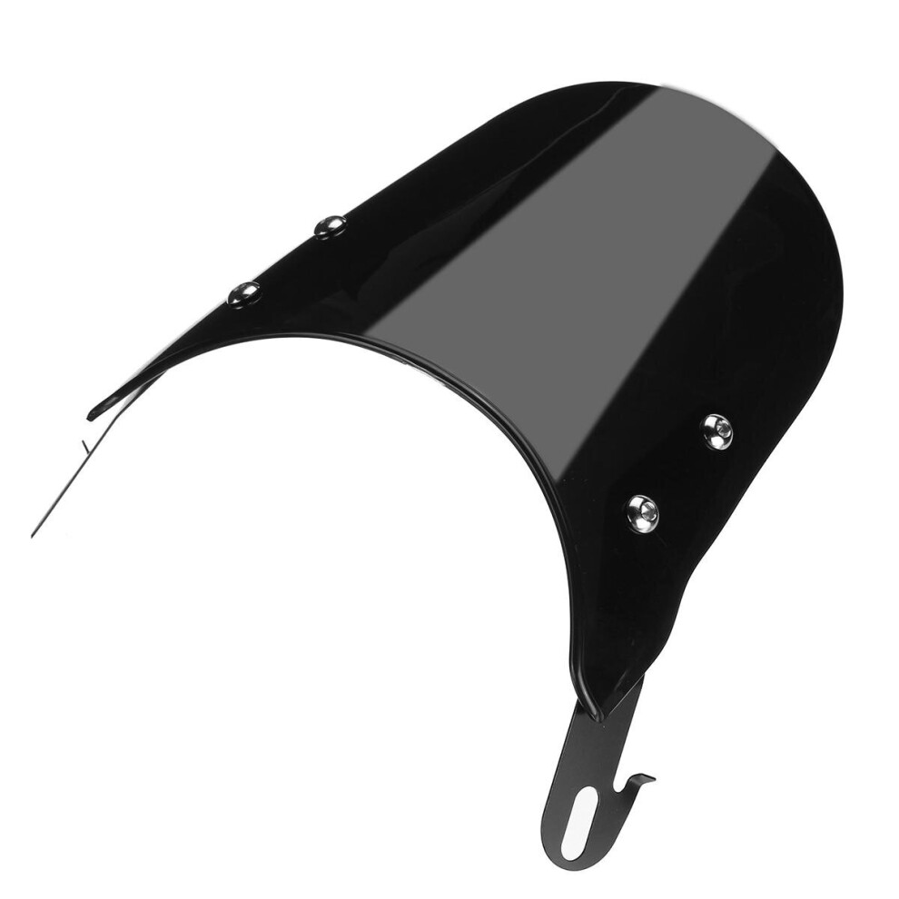 Windshield Windscreen For 5Inch-7Inch Round Headlights Motorcycle Universal 8651938566056