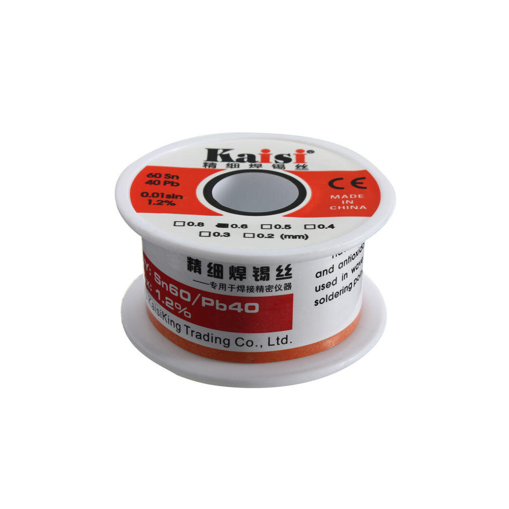 3Pcs 0.6Mm Tin Lead Rosin Core Flux Solder Soldering Welding Iron Wire Reel 8651939566352