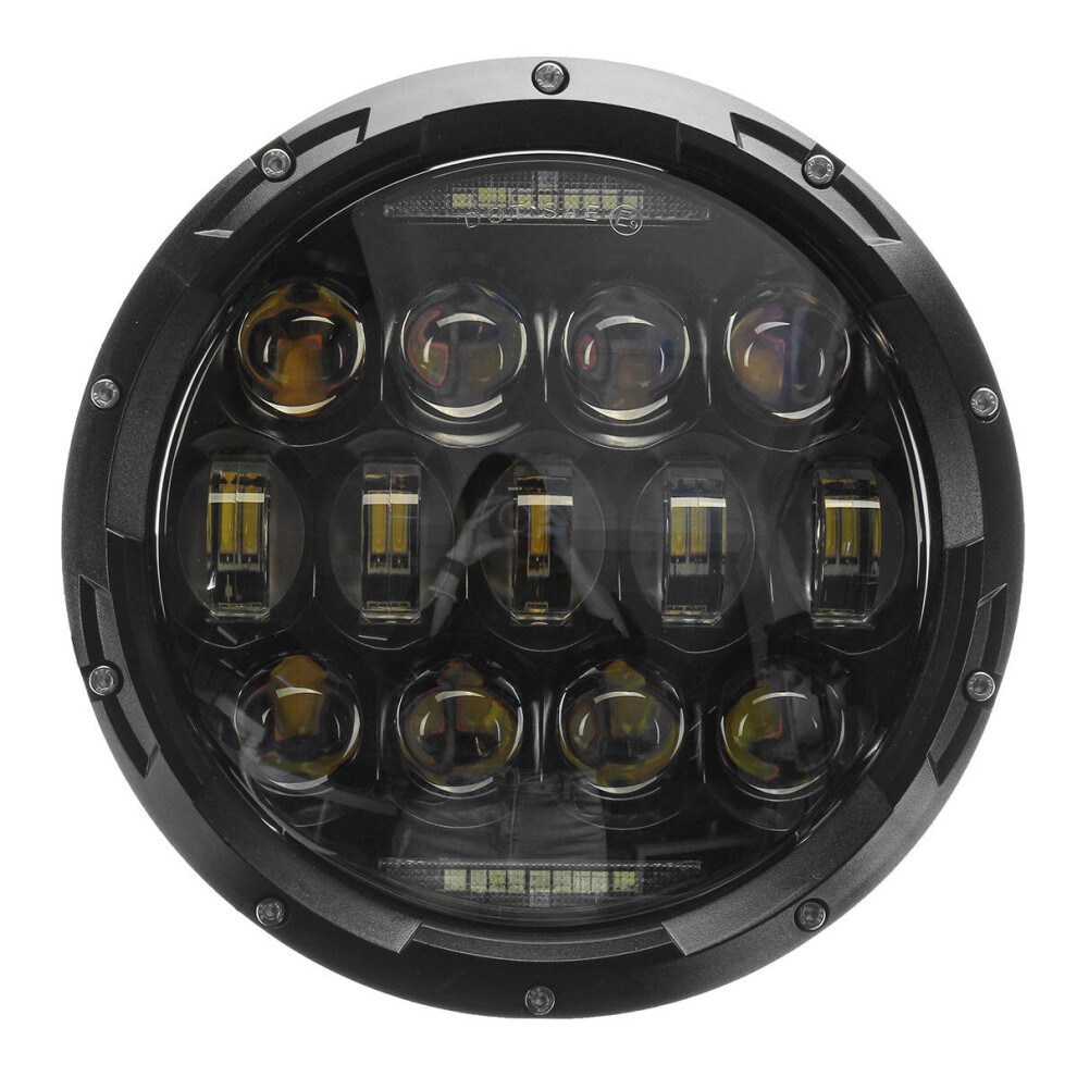 7 Inch 10000Lm Round Led 150W Headlights Lamp Hi/Low Beam Drl For Harley/Jeep Jk Tj Lj Wrangler Black 4191026596083