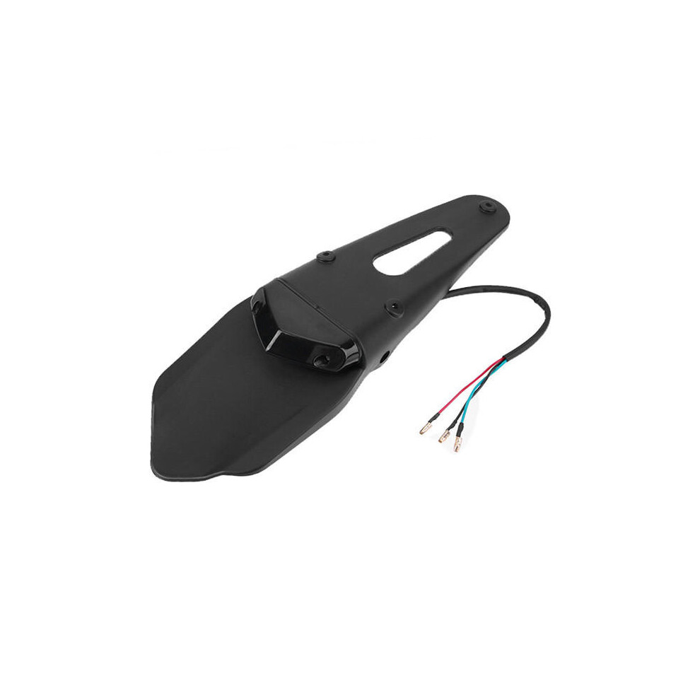 1Pcs Universal Motorcycle Brake Stop Rear Tail Atv Dirt Bike For Fender 12 Led Lamp Colour Light/Black 840079318282