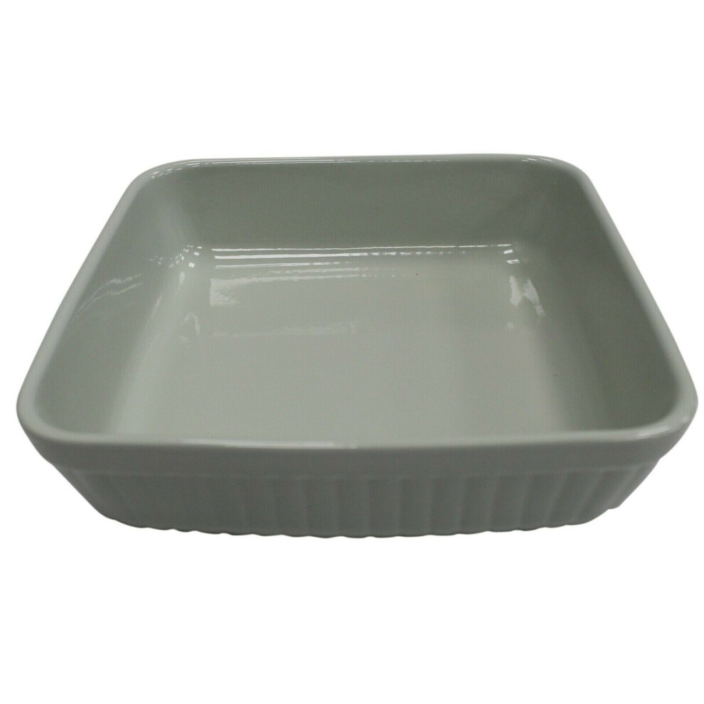 Mason Cash Square Oven Roasting Dish Roaster Baker Lasagna Dish Green 24cm