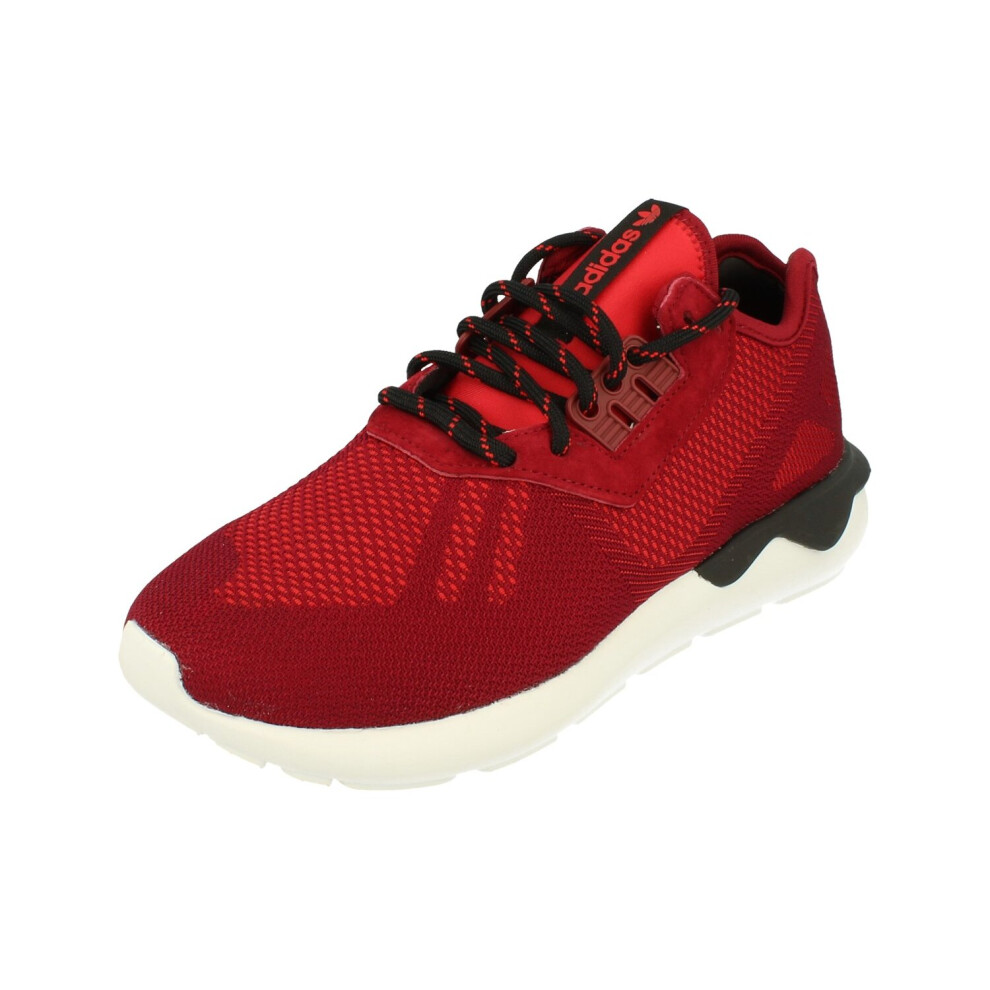 Adidas Originals Tubular Runner Weave Mens Running Trainers Sneakers (uk 6 us 6.5 eu 39, burgundy black S74812)