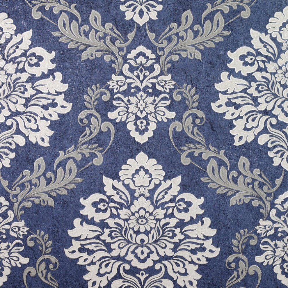 Arthouse Palazzo Damask Navy Wallpaper 290407