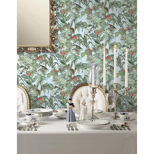 Design ID Wallstitch Bird of Paradise Multi Wallpaper DE120014 1